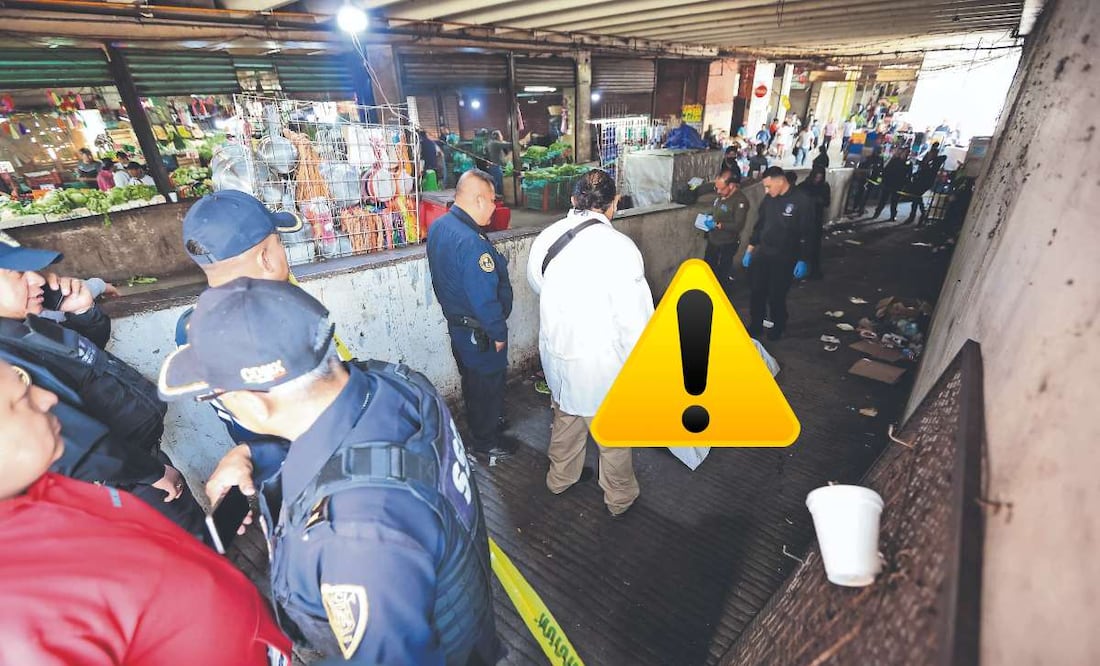 Foto: Axel Sánchez (Pican a indigente en la Central de Abasto de Iztapalapa)