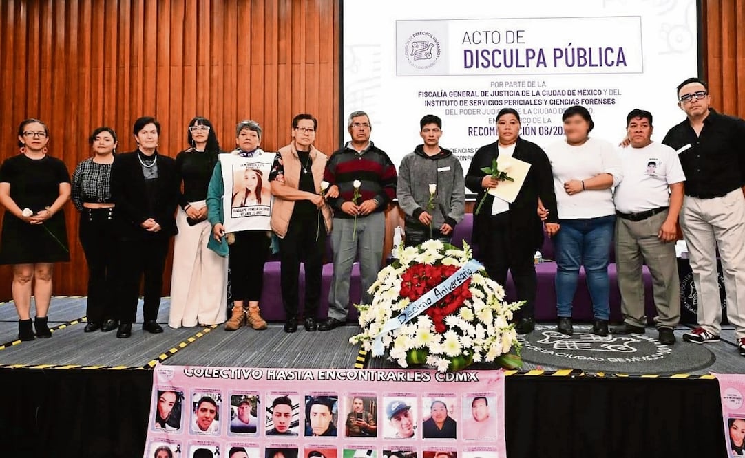 La Fiscalía General de Justicia de la Ciudad de México (FGJ-CDMX) y el Instituto de Servicios Periciales y Ciencias Forenses (Incifo) ofrecieron una disculpa pública a la familia de Braulio Bacilio Caballero. Foto: Especial