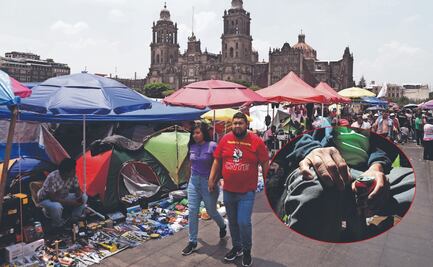 ¿Qué cosas ilícitas venden en el plantón de los maestros de la CNTE cuando cae la noche?