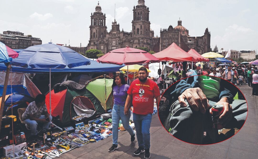 ¿Qué cosas ilícitas venden en el plantón de los maestros de la CNTE cuando cae la noche?
Imagen: GABRIEL PANO. EL GRÁFICO