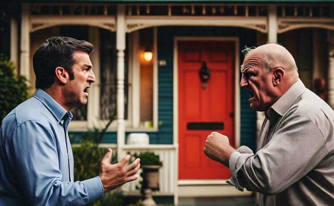 Casero e inquilino se pelean ¿lo arreglaron a golpeas o palabras?