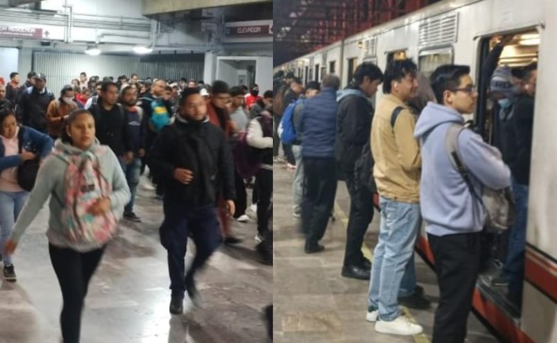 Líneas 1, 7, 8 y A del Metro CDMX saturadas y con retrasos ¿Qué está pasando?