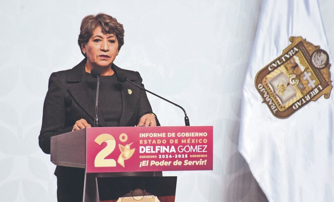 Delfina Gómez. Foto: (Alejandro Vargas. El Gráfico)