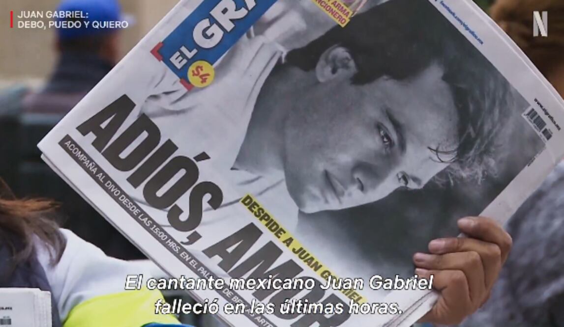 El Gráfico reporta la muerte de Juan Gabriel (Foto: X)
