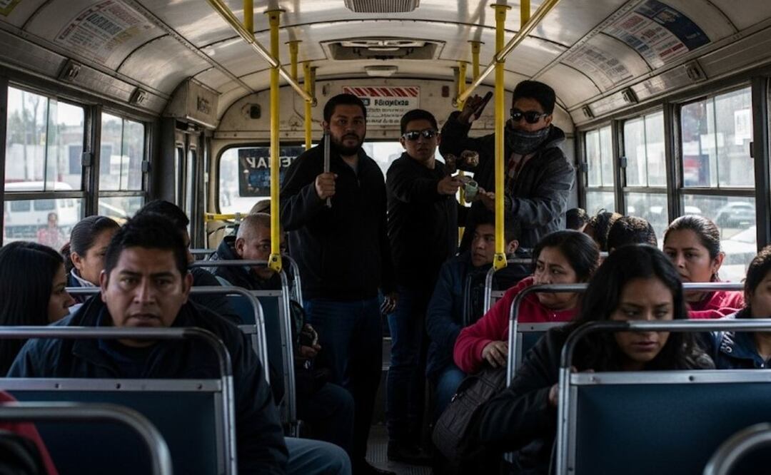 Asalto en Valle de Chalco. Foto: (IA)