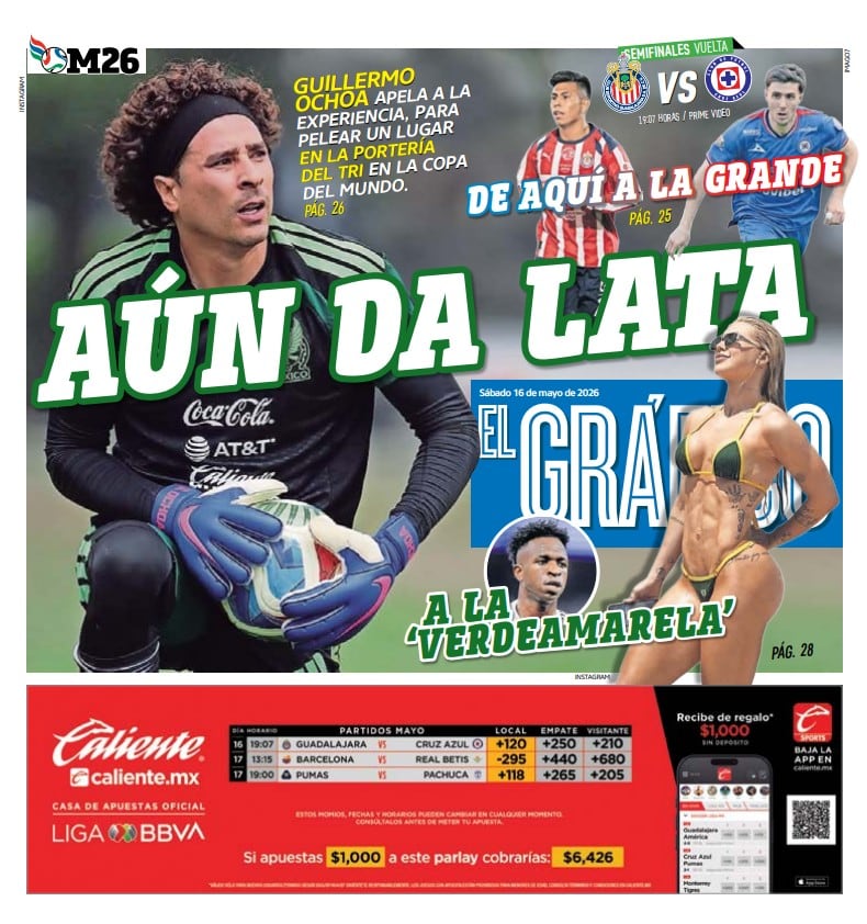 Portada El Gráfico | Sábado 16 de Mayo de 2026