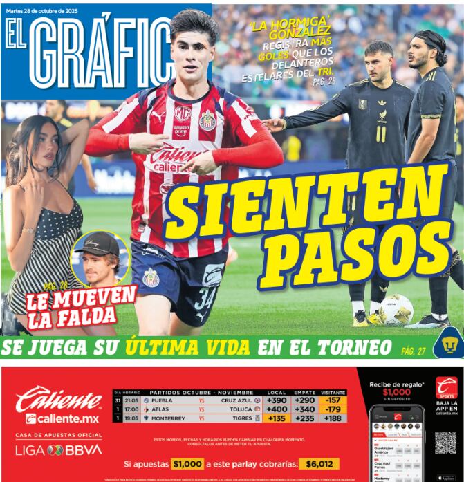 Portada El Gráfico | Martes 28 de octubre 2025