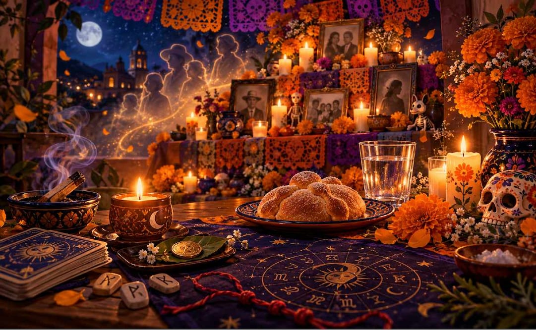 ¡Cuidado con los secretos familiares! Lo que revelan los astros esta semana de Día de Muertos. Foto: (IA)