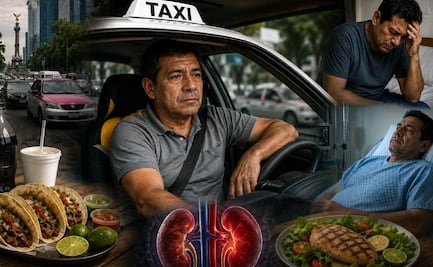 "Ser taxista me costó un riñón": la dura historia de un conductor de la CDMX