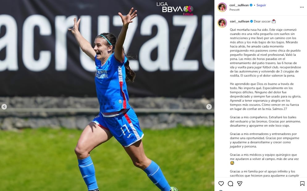 Joven exfutbolista de Cruz Azul sorprende al anunciar su retiro de las canchas. Foto: (Redes Sociales)