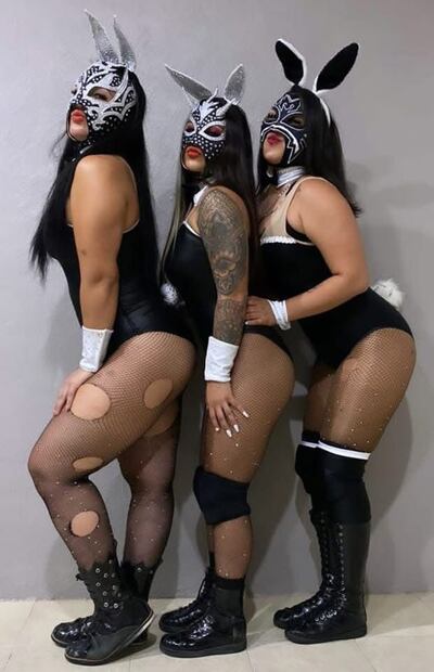 “Las Tóxicas” La Hiedra, Flammer y Maravilla (Foto: Especial)