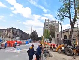 Hallan cráneo humano en obras de Parque Elevado en la alcaldía Cuauhtémoc