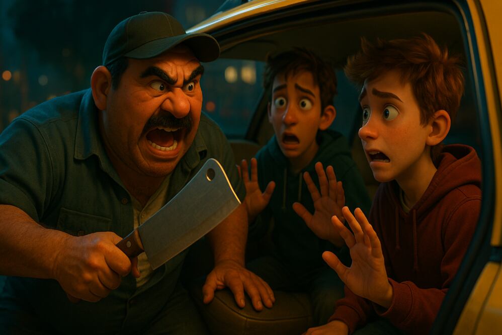 Historias de taxis (Foto: Creada con IA)