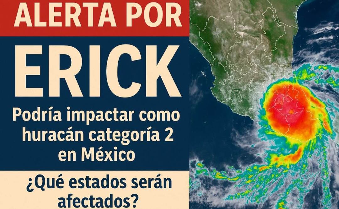 Alerta por Tormenta Tropical Erick. Foto: (Especial)