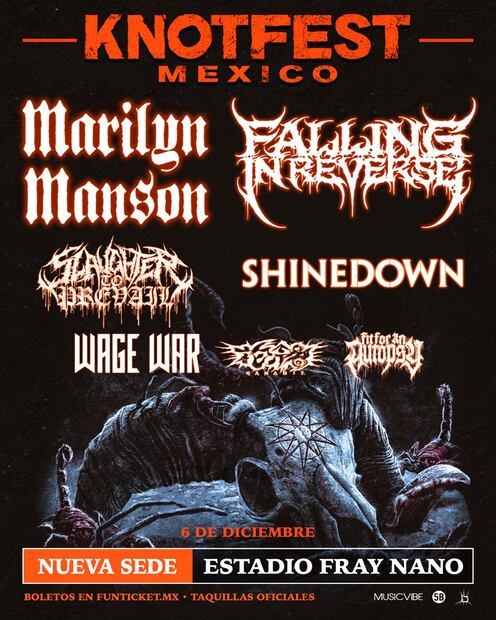 Imagen: Especiales (Cartelera KnotFest  México)