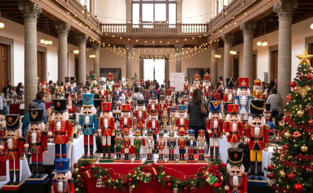 Imagen ilustrativa: IA (Invasión de Cascanueces: Expo Navideña GRATIS en Museo de la Ciudad de México)