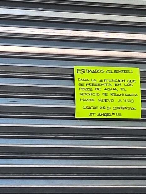 Foto: Raymundo César (Purificadoras anuncián que darán servicio hasta nuevo aviso)