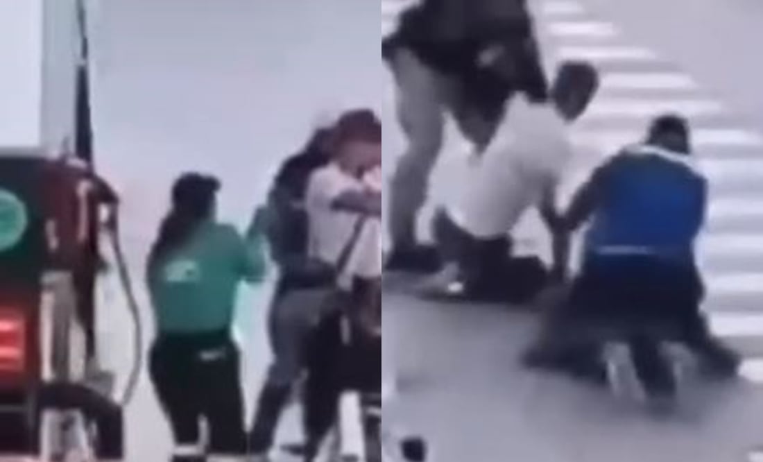 VIDEO: Bañan con gasolina a “ratas” durante atraco en Edomex, acaban golpeados y detenidos