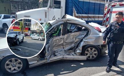 Mujer fallece tras fuerte accidente vial en Iztapalapa, señalan que conductor se pasó el alto