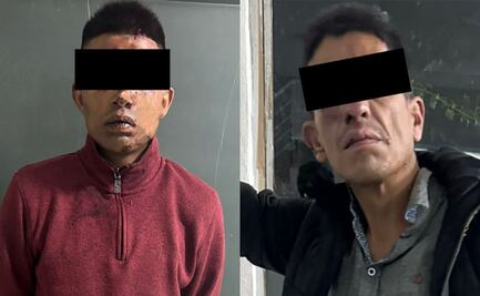 ¿Quiénes son los 2 hombres que asaltaron una combi en Ecatepec y fueron detenidos?