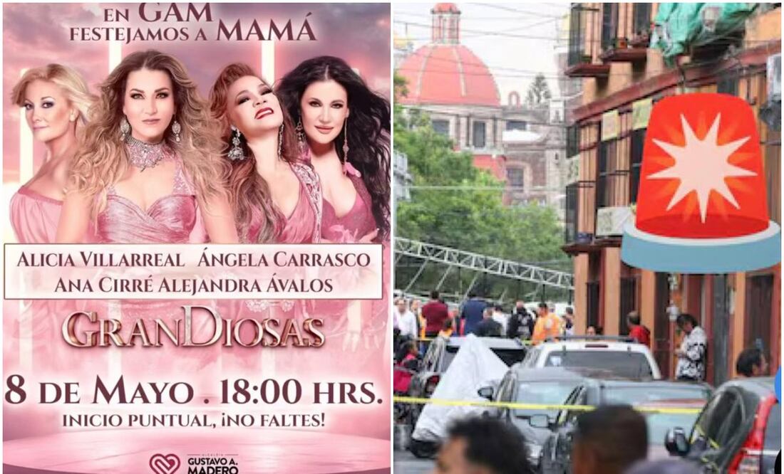 Colapso de estructura en GAM previo al concierto de Alicia Villarreal