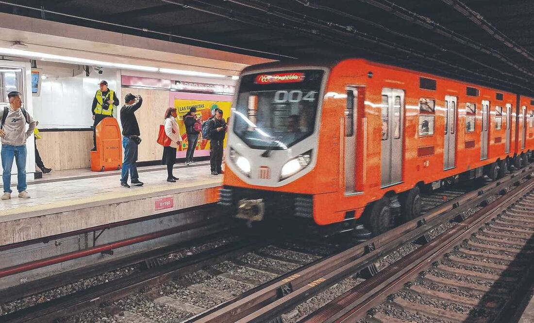 Línea 1 del Metro CDMX. Foto: (Gabriel Pano. El Gráfico)