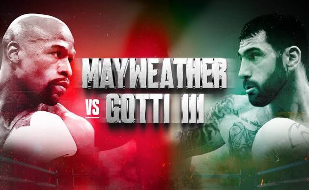 Mayweather vs Gotti II: Veinte mil pesos cuesta ver el combate de exhibición en la Arena CDMX