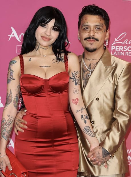 Cazzu y Christian Nodal (Vía: Redes)