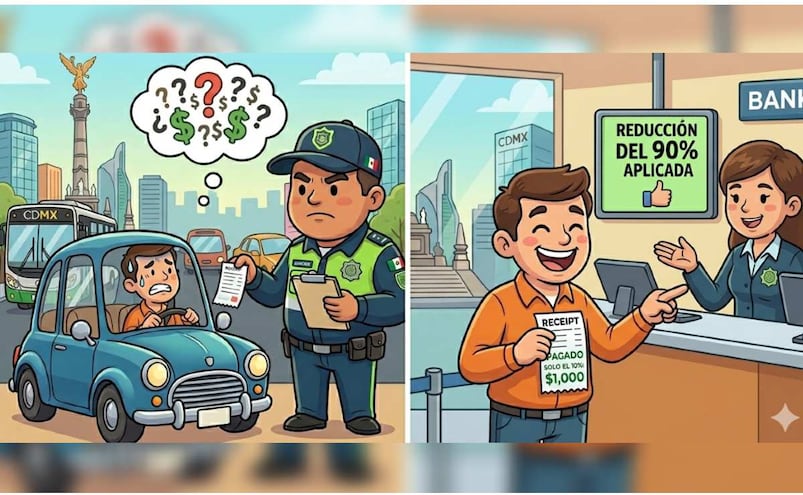 ¡Última oportunidad! CDMX ofrece 90% de descuento en multas de tránsito: Requisitos y fecha límite