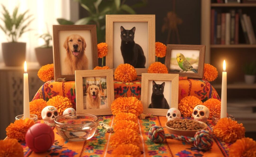 Imagen ilustrativa : IA (Día de Muertos 2025: ¿Qué debe llevar una ofrenda para mascotas y cómo hacerla?)