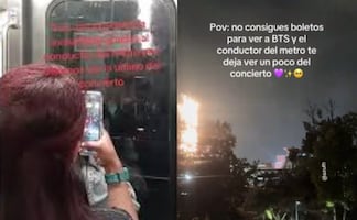 VIDEO: El Metro de CDMX se volvió ARMY durante el último concierto de BTS