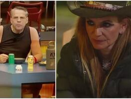 ¡No hay tregua! Manola Díez y Alfredo Adame se enfrentan con cartas en 'La Granja VIP'