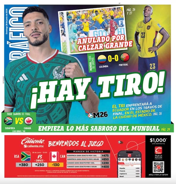 Portada El Gráfico | Domingo 28 de Junio de 2026