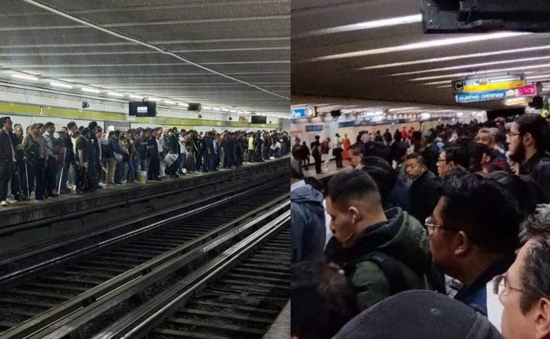 Metro CDMX con avance lento y retrasos. Foto: (Redes Sociales)