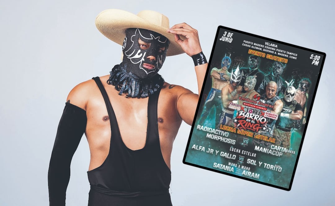 Lucha libre gratis en CDMX: Barrio en el Ring arma funciones en la GAM (Foto: Hugo Salvador)