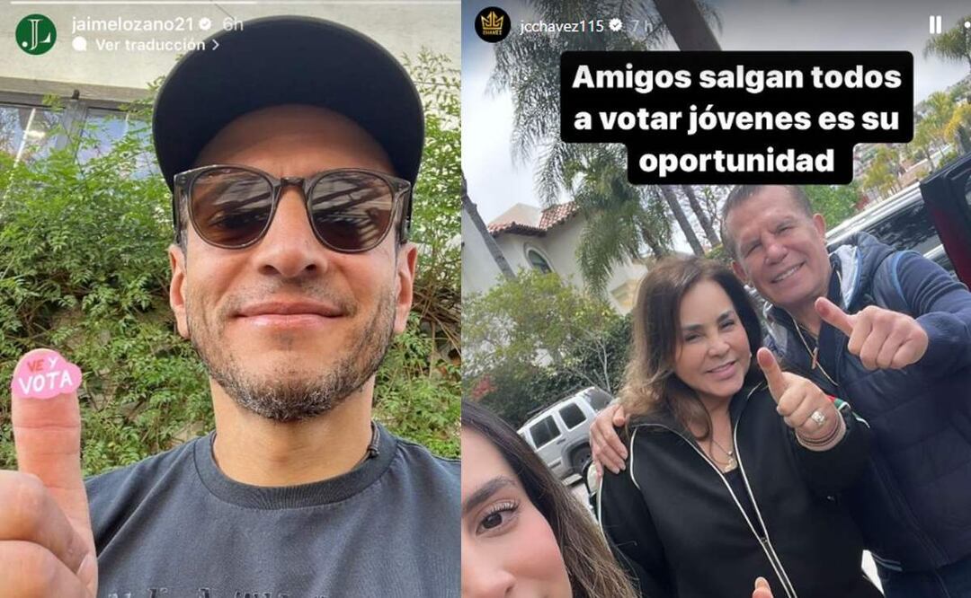Elecciones 2024: Así votó Jaime Lozano y Julio César Chávez