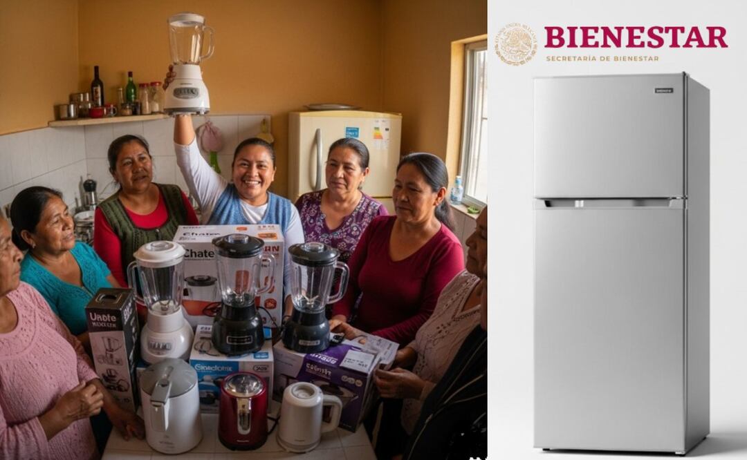 Electrodomésticos GRATIS con Vivienda para el Bienestar. Foto: (IA)