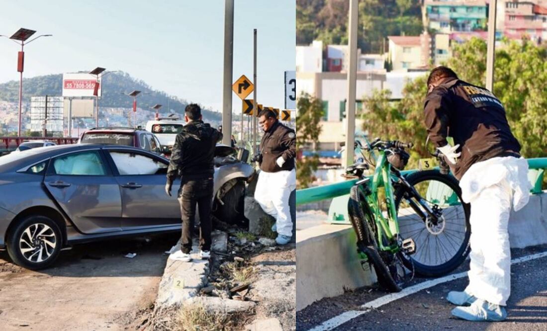 Borracho atropella y mata a un policía en Tlalnepantla. Foto: (Valente Rosas. El Gráfico)