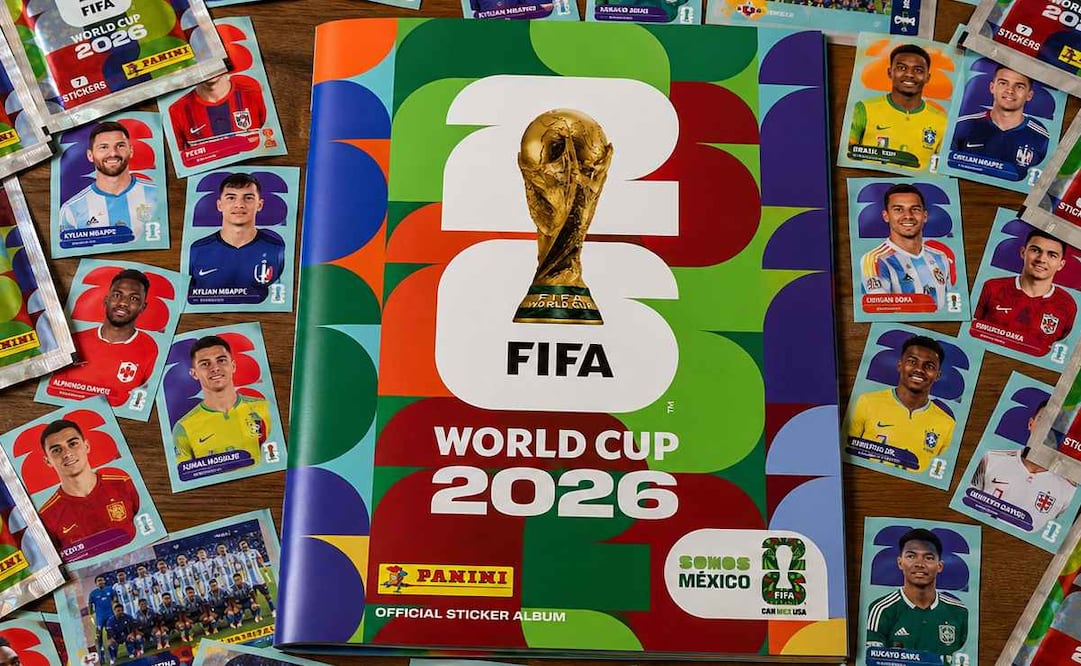 Estampas faltantes del álbum Panini del Mundial 2026. Foto: (IA)