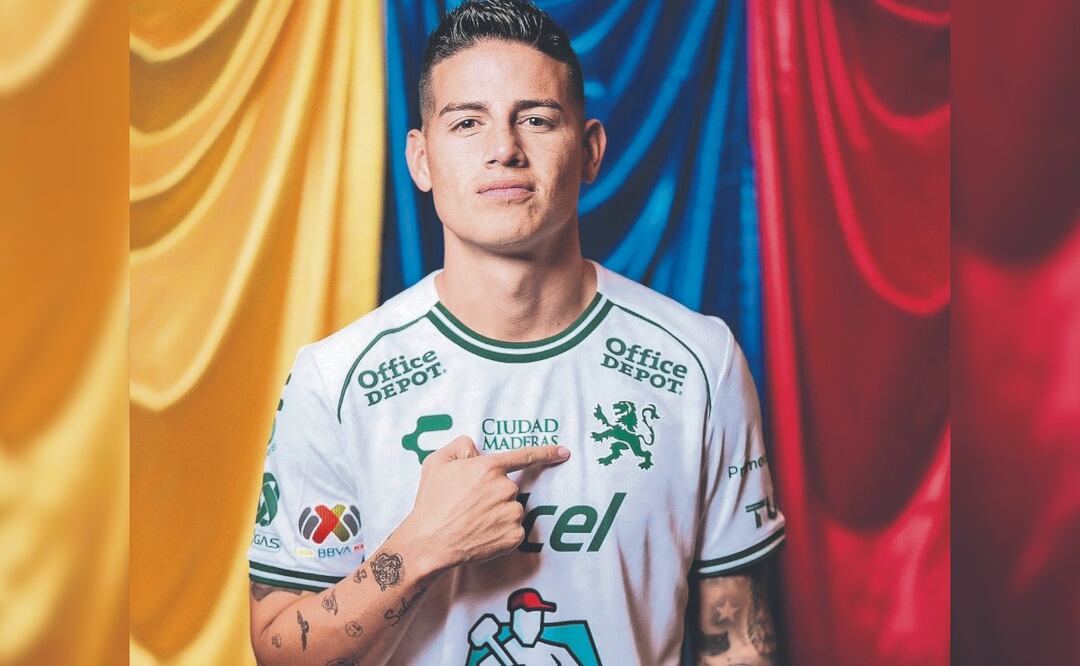 James Rodríguez dice que rugirá en el campo con el León