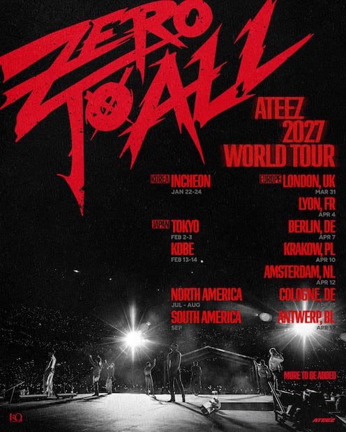 ATEEZ anuncia su tour mundial y alista su regreso a México en 2027
Foto: Redes Sociales