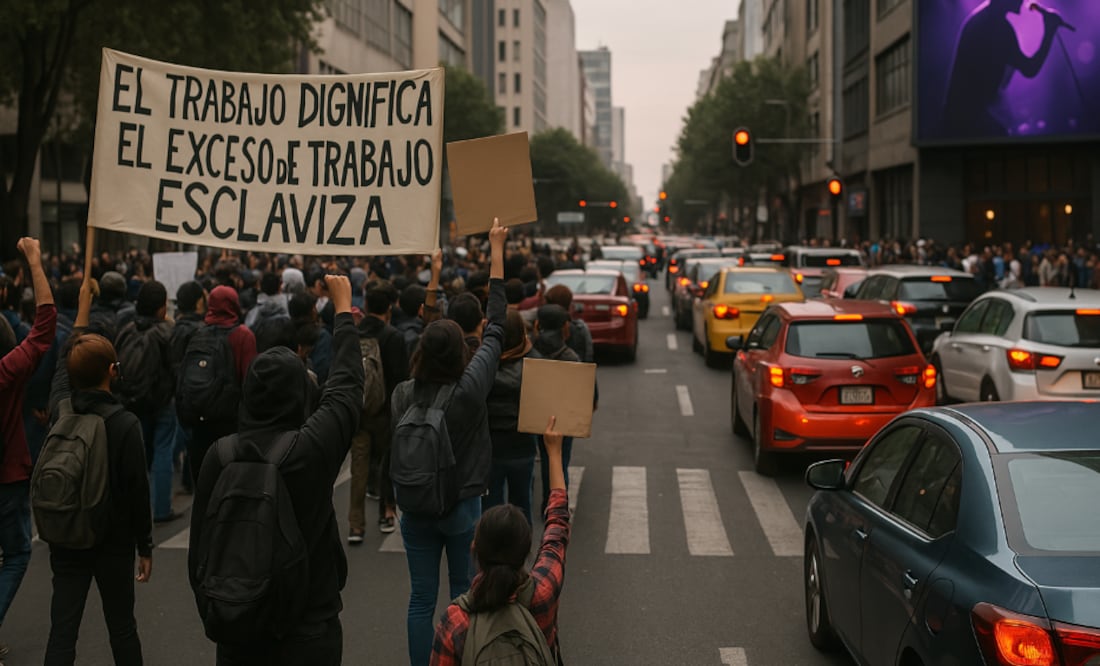 El Tráfico con El Gráfico (Foto: Creada con IA)