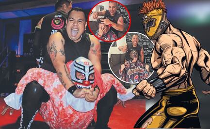 ¡Del ring a barbería! El Plebe arrasa en la lucha y ahora es el barbero de Coacalco