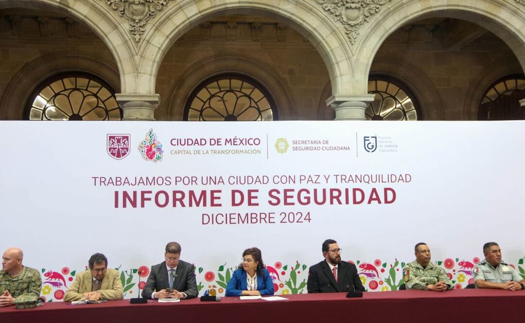 Brugada estima cerrará la CDMX el 2024 con baja de 5 por ciento en delitos