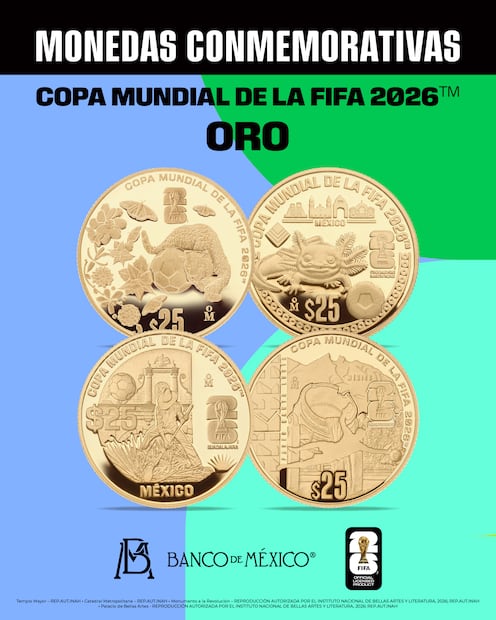 MONEDAS CONMEMORATIVAS DE ORO: