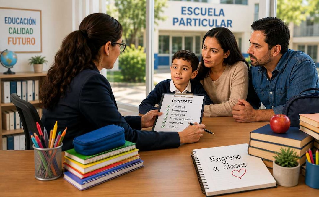 ¿Piensas inscribir a tu hijo en una escuela particular? Profeco lanza estas recomendaciones. Foto: (IA)