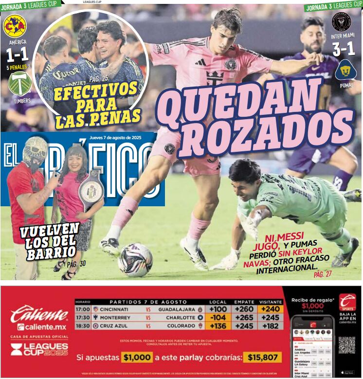 Portada El Gráfico | Jueves 7 de agosto 2025