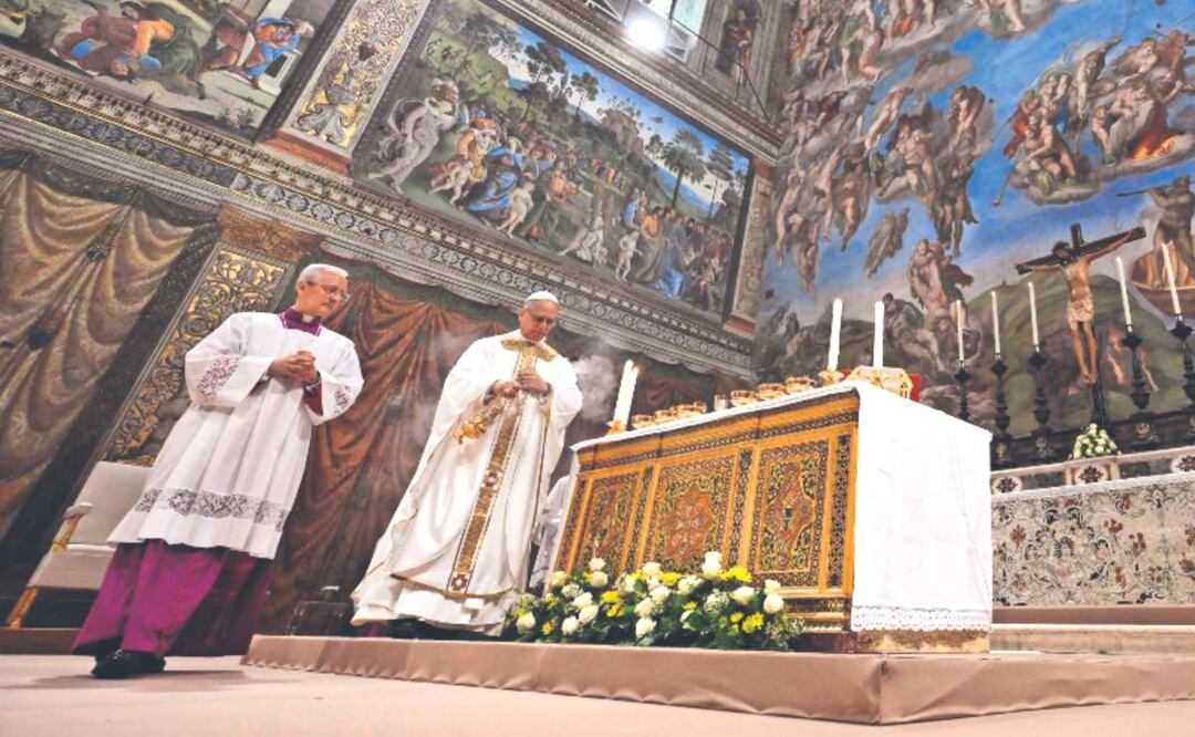 Foto: Especiales (Papa León XIV: ¿Cómo fue su primera misa y qué dijo?)