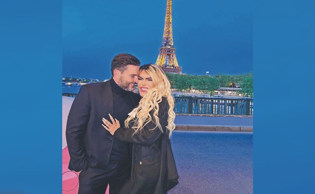 Wendy Guevara y Julián Gil llevan su amor a París