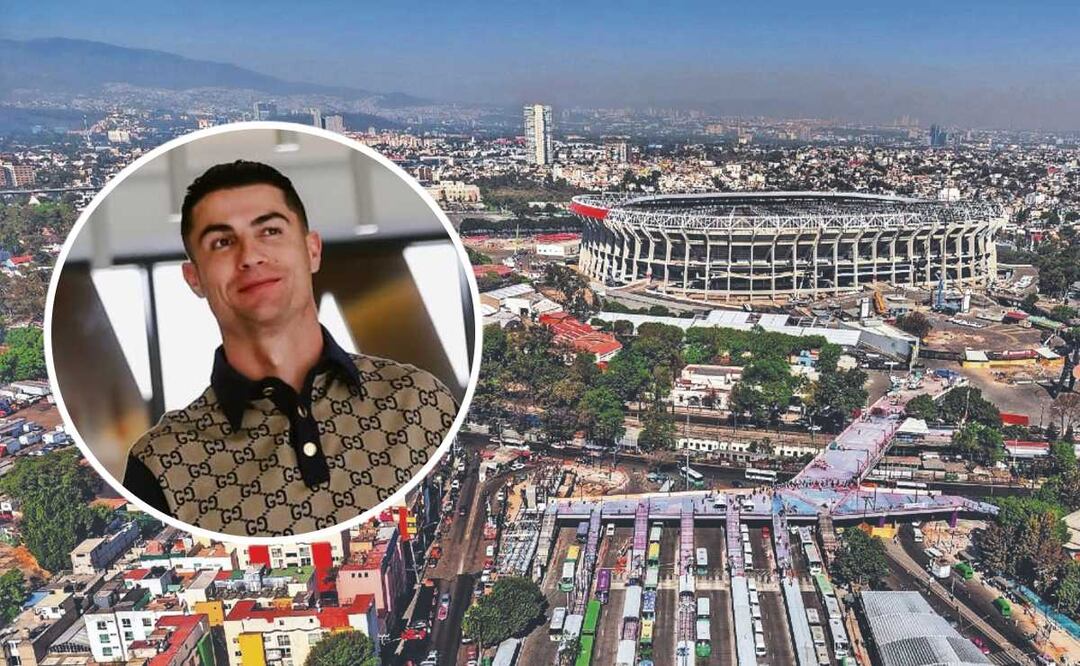 Foto: SOBSE CDMX / Instagram CR7 (Estará listo el Estadio Banorte El reto de recibir a Cristiano Ronaldo a 100 días del Mundial)